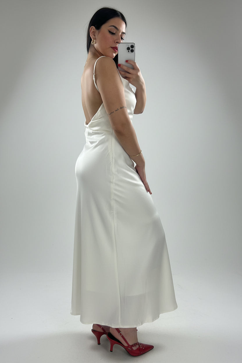 Vestido Cetim Luxo
