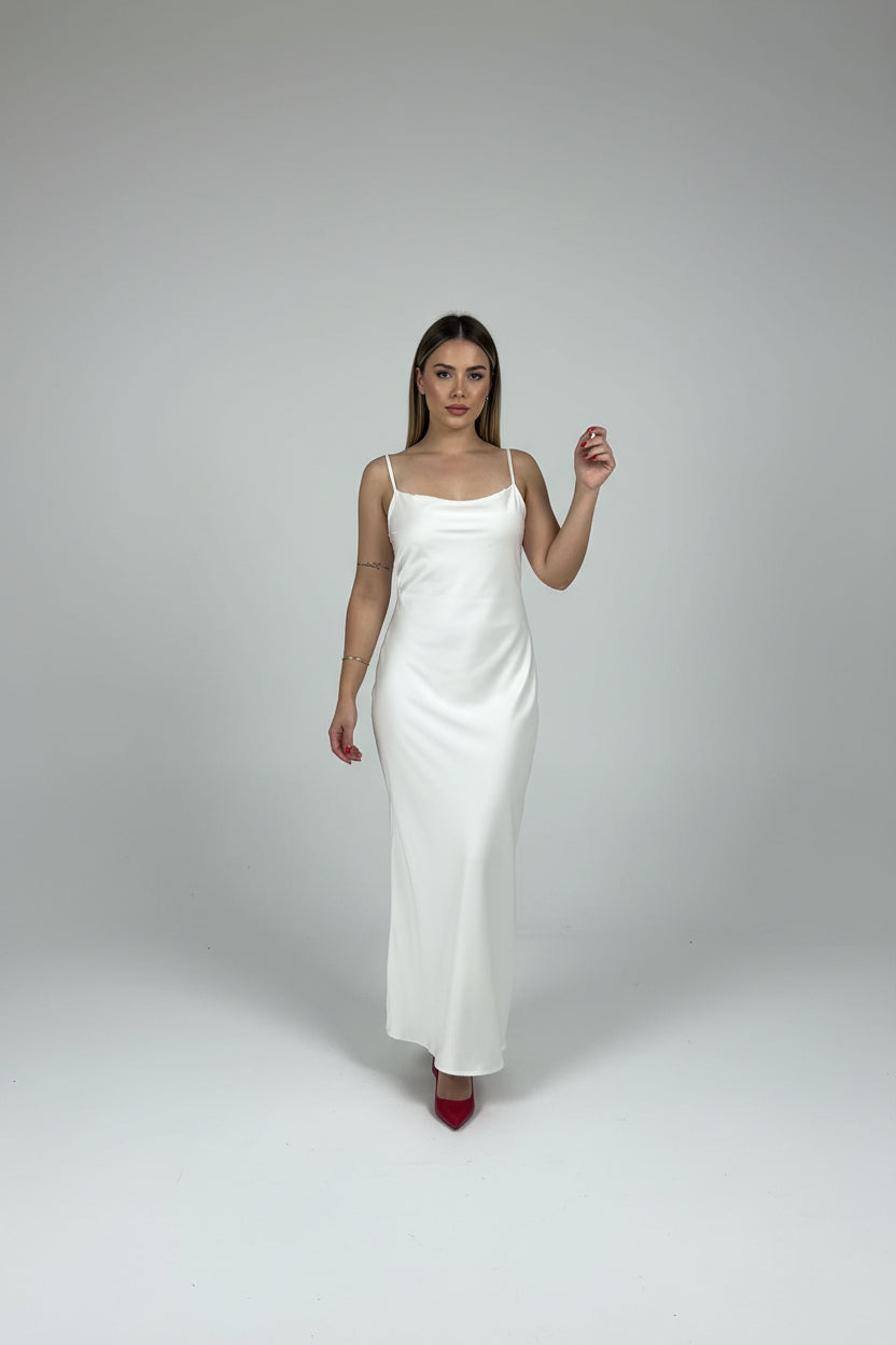 Vestido Cetim Luxo