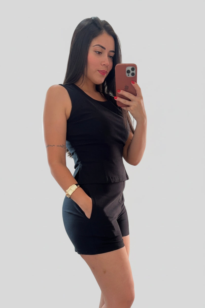 Conjunto Alfaiataria Viscose e Poliamida