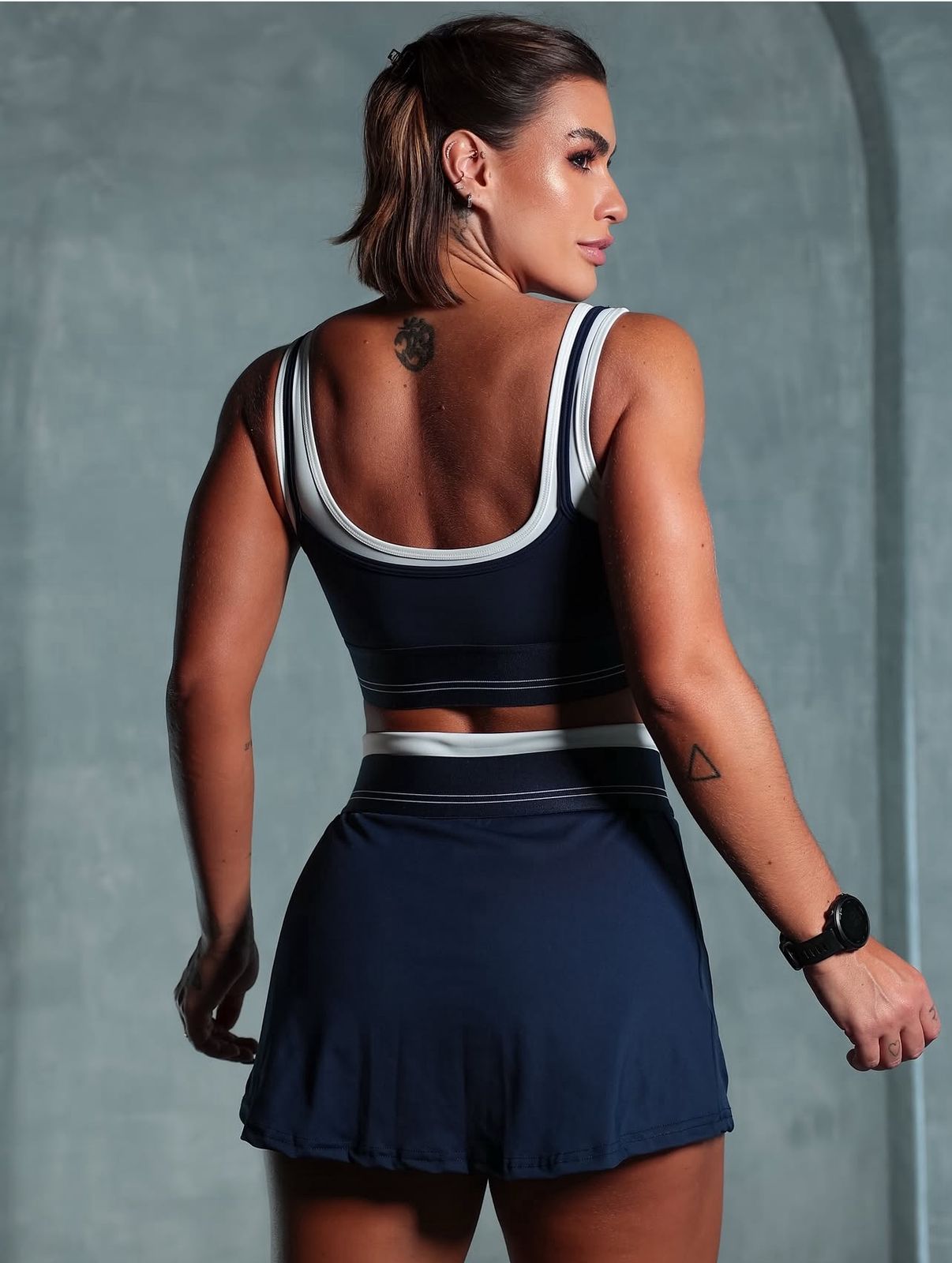 Conjunto Short Saia Duplo