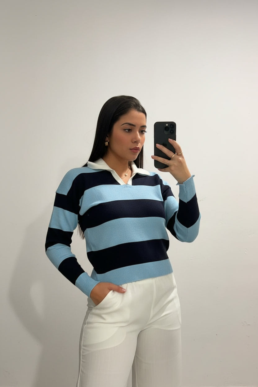 Tricot Londres Modal Gola Polo