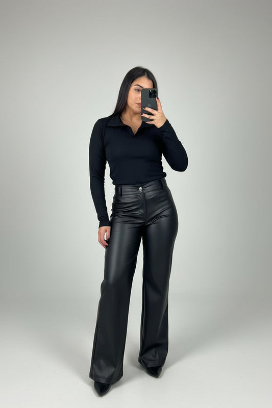 Blusa Manga Longa Gola Polo