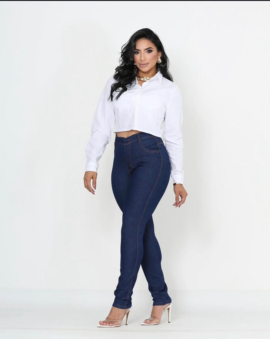 Calça Jeans Cintura Média
